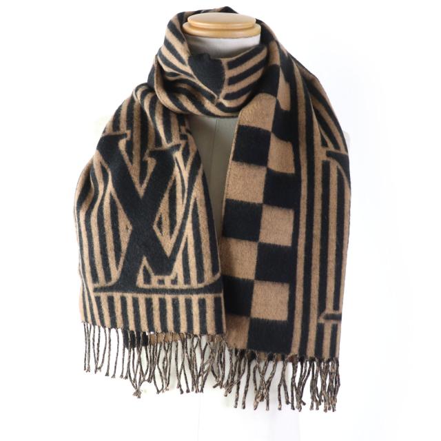 LOUIS VUITTON エシャルプ グラフィカル カシミヤ マフラー メンズ LOUIS VUITTON エシャルプ グラフィカル カシミヤ マフラー メンズ