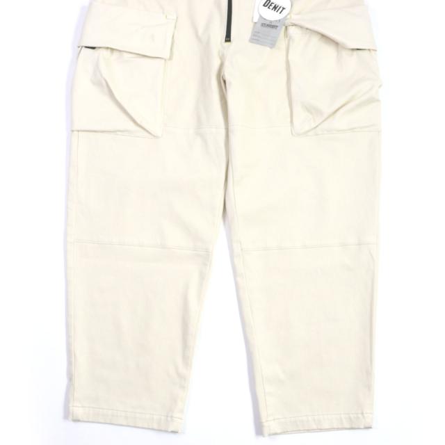 未使用品□YANUK ヤヌーク ELNEST 定価52800円 57231518 DENIT YAKUSHIMA Forestra Camoベルト オーバーオール エクリュ M 日本製 正規品 未使用品□YANUK ヤヌーク ELNEST 定価52800円 57231518 DENIT