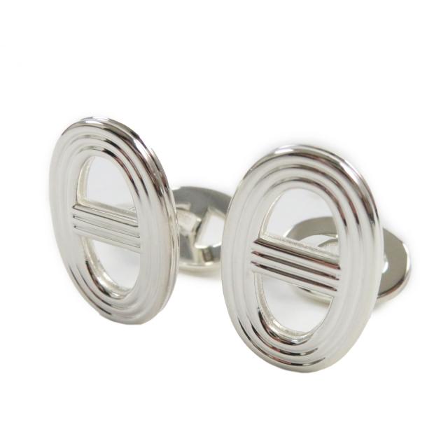 エルメス シェーヌダンクル カフス 極美品○HERMES エルメス