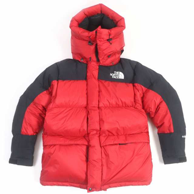 極美品□THE NORTH FACE ザ・ノースフェイス ND92031 Him Down Jacket GORE-TEX フーデッド WZIP ダウンジャケット レッド S 正規品