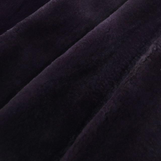 毛皮 ミンク SAGA MINK サガミンク パープル 裏地 総柄 Fサイズ