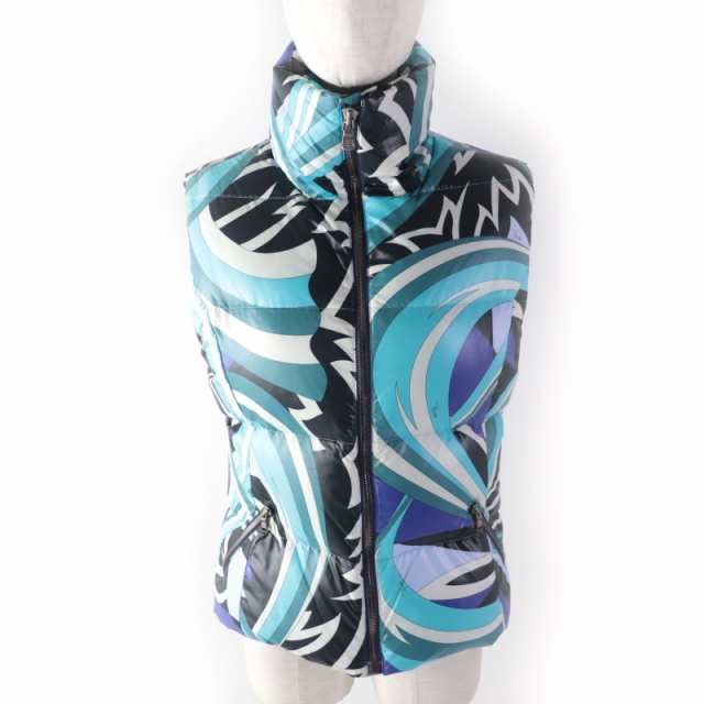 送料無料 いつまで エミリオプッチ 【EMILIO PUCCI】ダウンベスト ジャケット40 ジャケット・アウター
