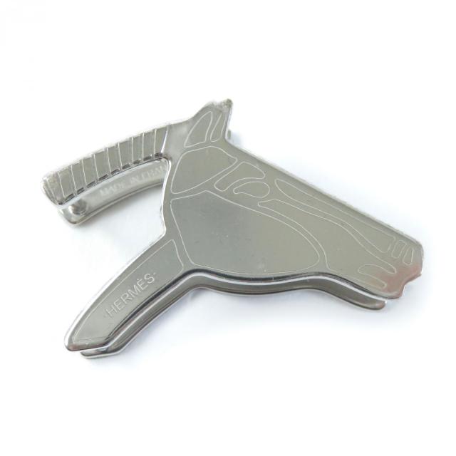 未使用品★HERMES エルメス カドリージュGP ホースモチーフ ツイリーリング/スカーフリング シルバー フランス製 レディースの通販は