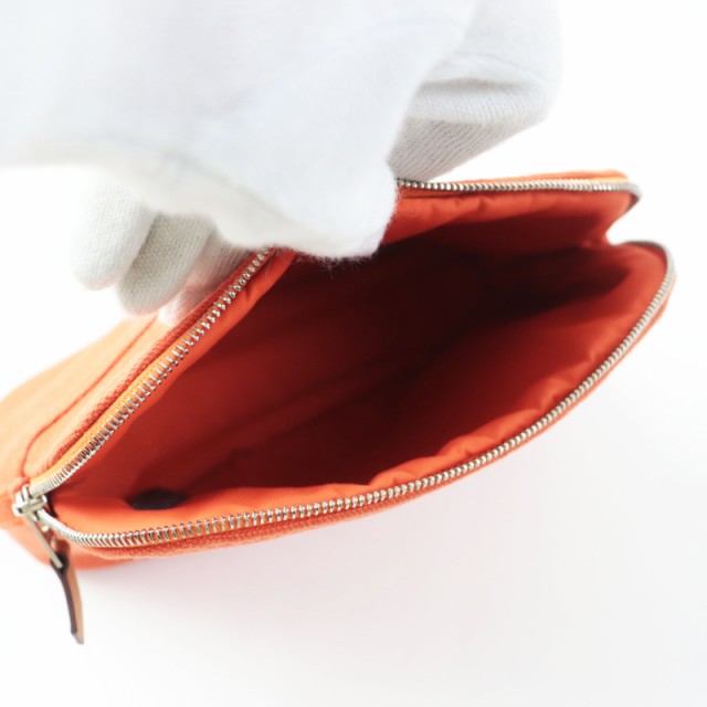 極美品◎HERMES エルメス ボリードポーチPM シルバー金具 Hロゴ