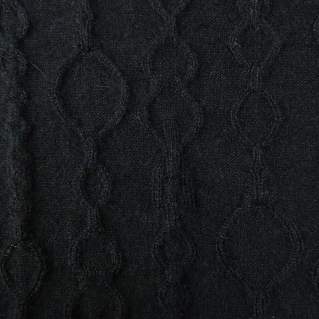 未使用品◎HERMES エルメス 定価343200円 23AW 3H2619DA ド・レ・ブックル カシミヤ シルク 長袖 ニット ブラック 34 伊製 レディース 未使用品◎HERMES エルメス 定価343200円 23AW 3H2619DA ド・レ