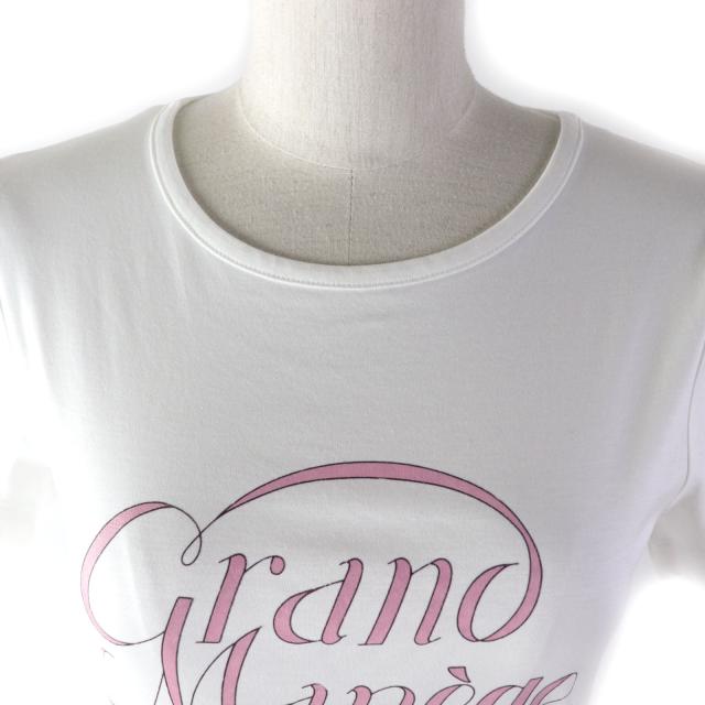 【ドンドン見直し】未使用品★エルメス GRAND MANEGE グランマネージュ コットン100％ クルーネック 半袖Ｔシャツ 34 仏製 レディース_3