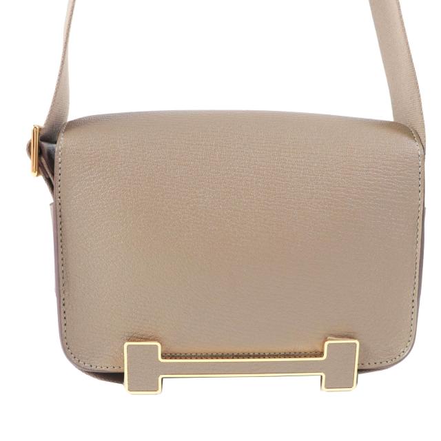 極美品◎HERMES エルメス ゲタ エトゥープ ゴールド金具