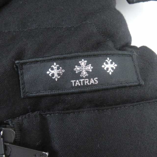 美品□TATRAS タトラス MTA8SH4205 WOOL KRAZ ウール ロゴワッペン WZIP フーデッド ダウンジャケット ブラック 01  正規品 メンズの通販はau PAY マーケット - 衣類＆ブランドリサイクルGREEN | au PAY マーケット－通販サイト