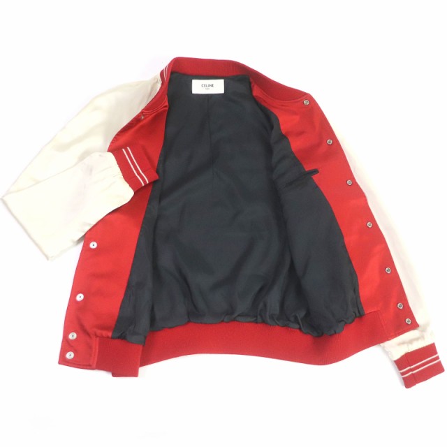 極美品□セリーヌ 21SS 2V87C851C THE DANCING KID TEDDY JACKET スタッズ サテン テディジャケット スタジャン  レッド 48 伊製 正規品の通販はau PAY マーケット - 衣類＆ブランドリサイクルGREEN | au PAY マーケット－通販サイト