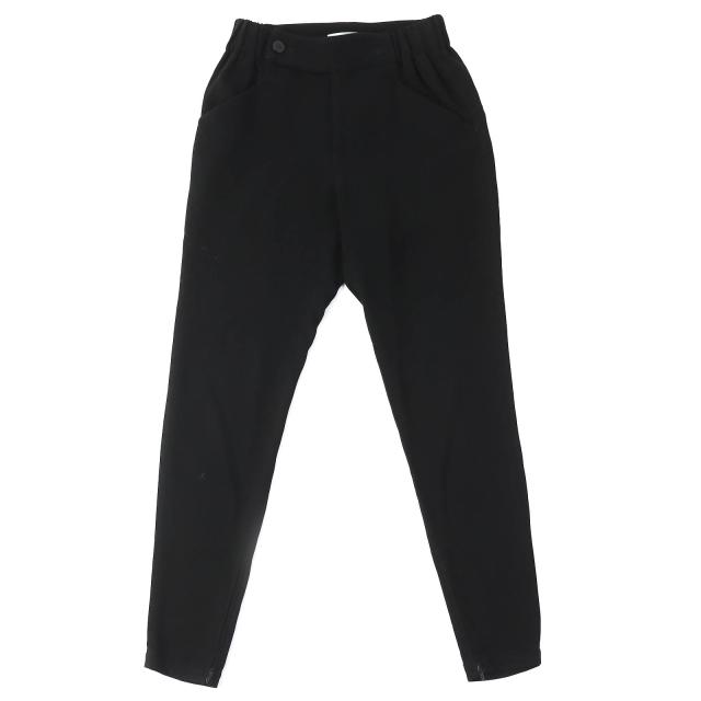 【ドンドン見直し】美品△イッセイミヤケ 18AW IM83FF019 裾ジップ使い イージーパンツ ハイウエストパンツ 1 日本製 正規品 レディース