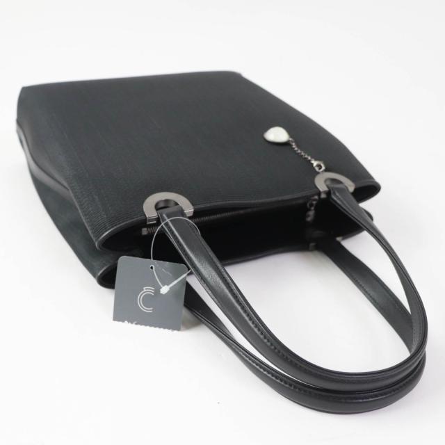 【ドンドン見直し】未使用品◎コンテス 7627 レザー ホースヘア ハンドバッグ ブラック 箱・保存袋付き ドイツ製 正規品 レディース_3