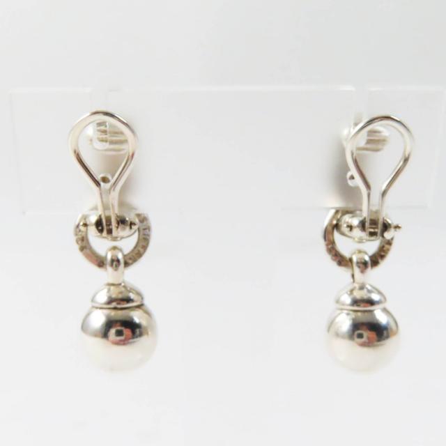 美品◎TIFFANY&Co. ティファニー ハードウェア ボールフープイヤリング  