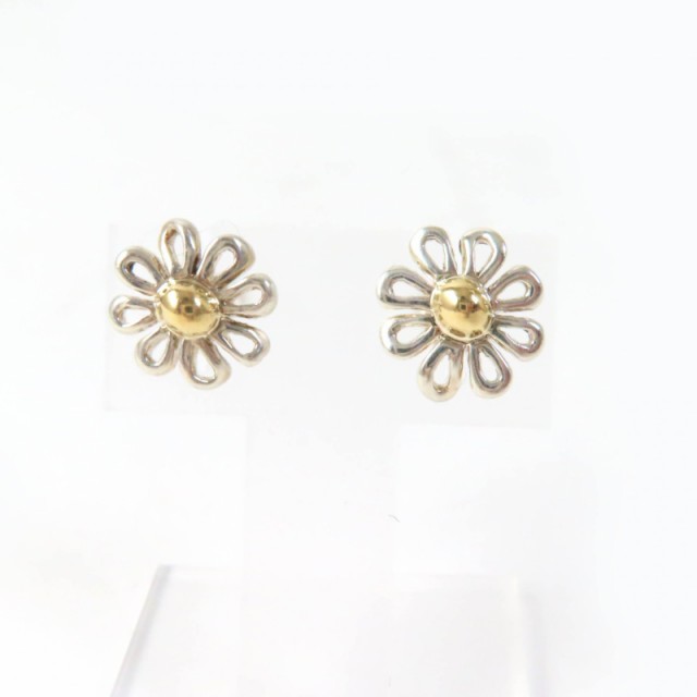 美品☆TIFFANY&Co. ティファニー デイジー フラワー AG925 アクセサリー ピアス（両耳用） シルバー 重量4.0g レディースの通販は