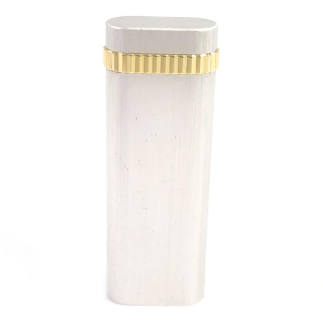 カルティエ オーバル ゴールド/ダンヒル シルバー ローラガス ライター2本セット Cartier dunhill 管TKY12263JG 良品▽Cartier カルティエ オーバル ヘリンボーン柄 ローラー式 ガス