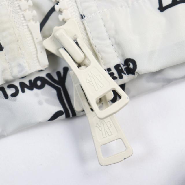 美品○モンクレール ジーニアス 2 ALLOS ロゴワッペン ロゴ総柄 トリコロール ダブルジップ ナイロンジャケット マルチカラー 1 正規品の通販は