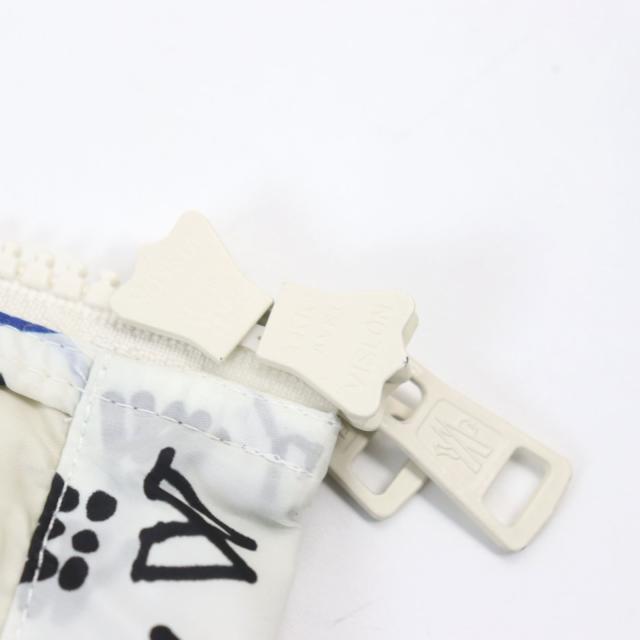 美品○モンクレール ジーニアス 2 ALLOS ロゴワッペン ロゴ総柄 トリコロール ダブルジップ ナイロンジャケット マルチカラー 1 正規品の通販は