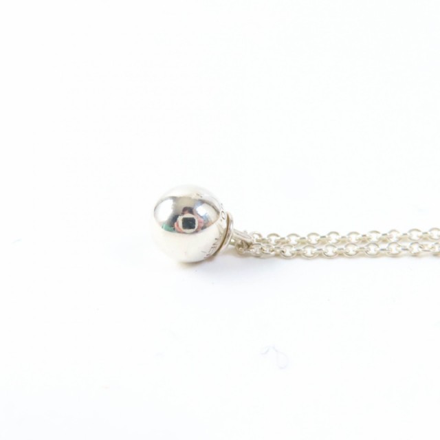 美品☆TIFFANY&Co. ティファニー ハードウェア ボールネックレス