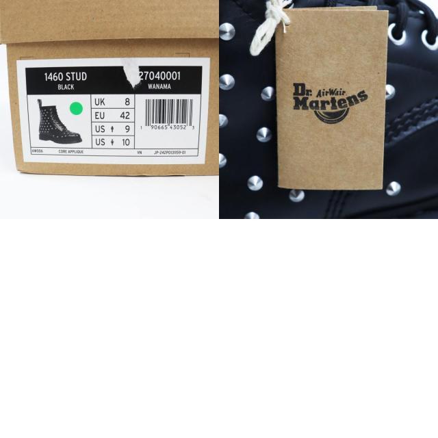 未使用品○ドクターマーチン 27040001 1460 STUD レザー 8ホール