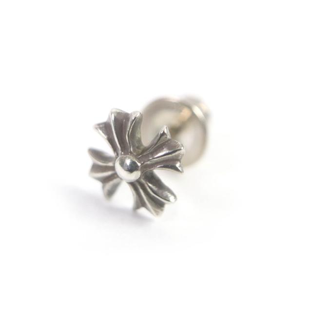 □クロムハーツ□スタッドピアス withルビー クロムハーツ ピアスwith