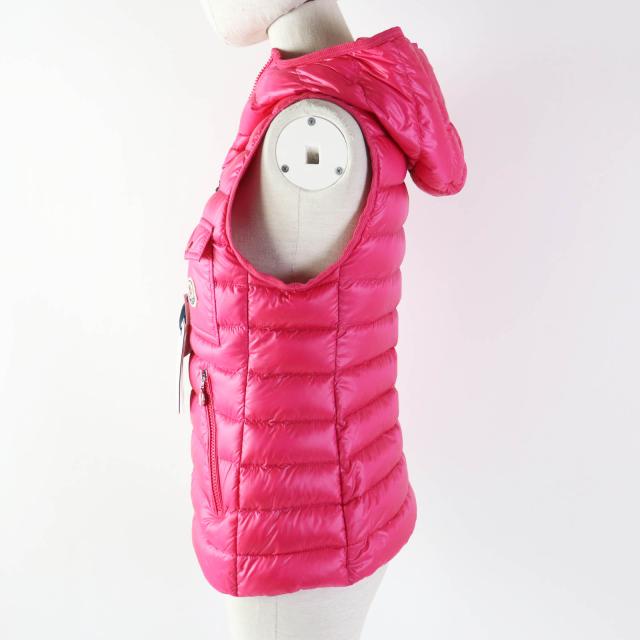 MONCLER モンクレールフード付きピンクダウンベスト モンクレール MONCLER 1A001 01 53A0E ダウンベスト メンズ レディース