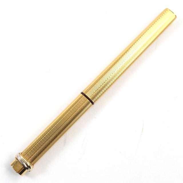 美品○Cartier カルティエ ヴィンテージ トリニティ 総柄 万年筆 ゴールド フランス製 メンズおすすめの通販は