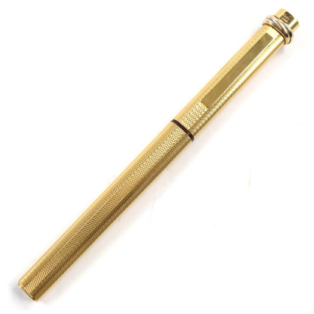 美品○Cartier カルティエ ヴィンテージ トリニティ 総柄 万年筆 ゴールド フランス製 メンズおすすめの通販は