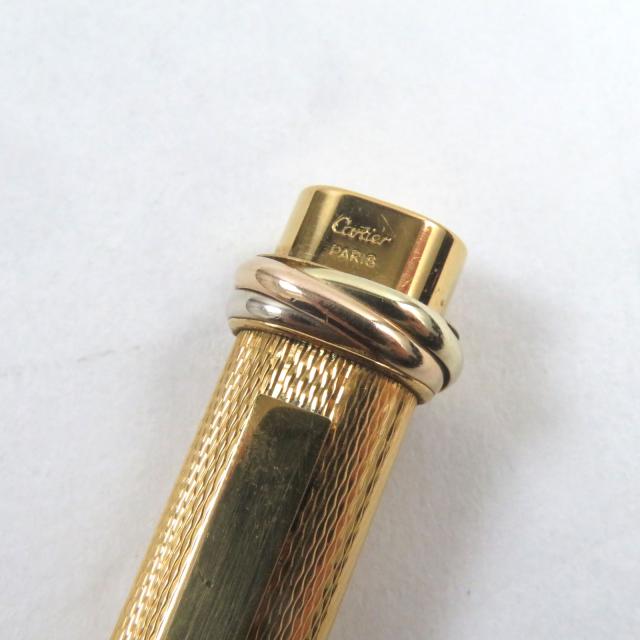 美品○Cartier カルティエ ヴィンテージ トリニティ 総柄 万年筆 ゴールド フランス製 メンズおすすめの通販は
