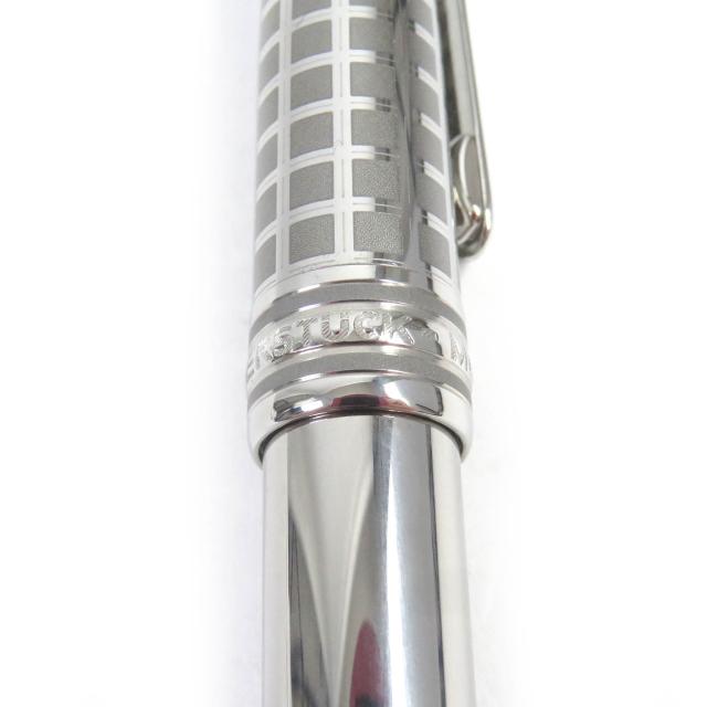 MONTBLANC - 極美品□MONTBLANC モンブラン 9942 ペン先18K Fニブ マイスターシュテュック ステンレススティール FP 万年筆 シルバー ケース付き ドイツ製 メンズ 極美品□MONTBLANC モンブラン 9942 ペン先18K Fニブ マイ