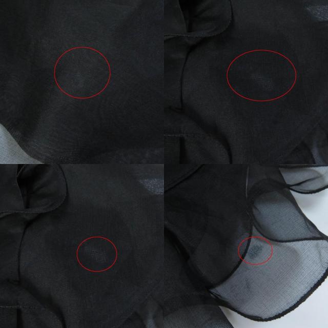 美品◎VALENTINO ヴァレンティノ シルク100％ シースルー長袖 超ロング