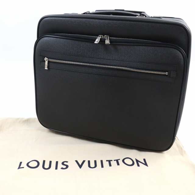 美品△LOUIS VUITTON ルイヴィトン M23205 パイロットケース アルドワーズ タイガ キャリーバッグ シルバー金具 保存袋付き 仏製  メンズ スーツケース・キャリーバッグ