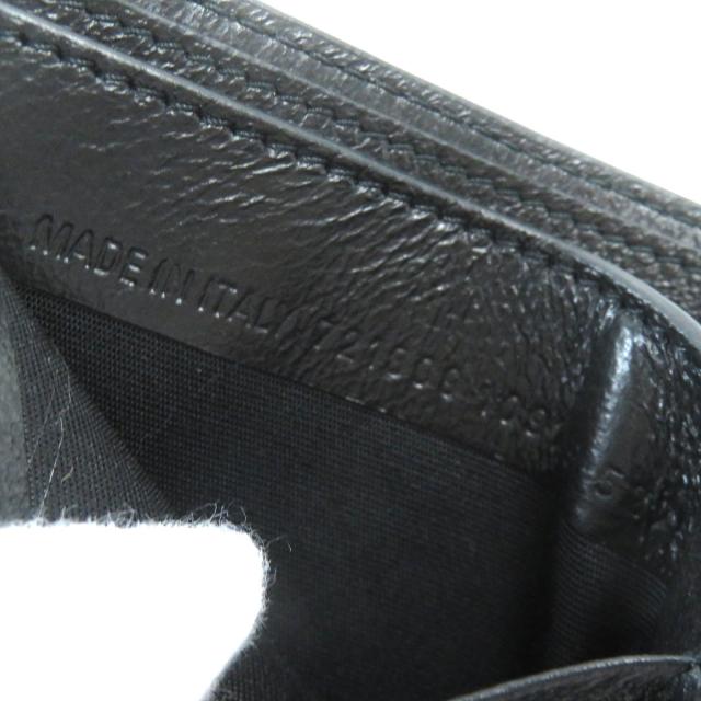 未使用品△バレンシアガ アディダス 721899 レザー ロゴ入り二つ折り 