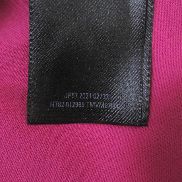 未使用品□BALENCIAGA バレンシアガ 22SS 612965 ロゴエンブロイダリー クルーネック 半袖Ｔシャツ ショッキングピンク S 正規品 メンズ_7