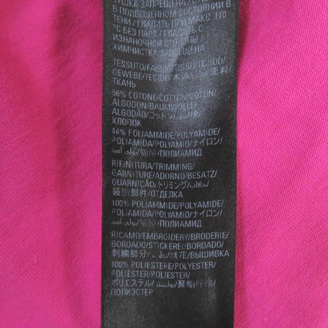 未使用品□BALENCIAGA バレンシアガ 22SS 612965 ロゴエンブロイダリー クルーネック 半袖Ｔシャツ ショッキングピンク S 正規品 メンズ_8