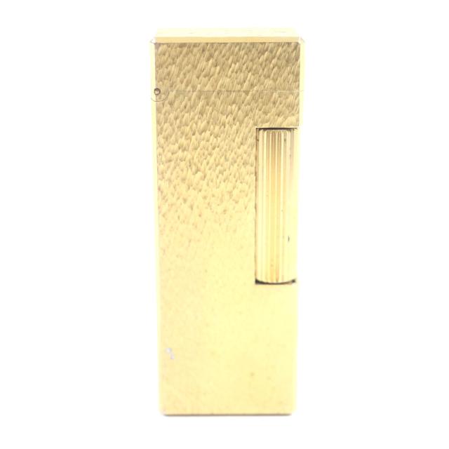良品▽Dunhill ダンヒル スクエア 総柄 ローラー式 ガス ライター  