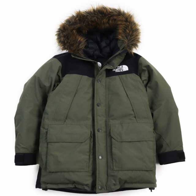 極美品●THE NORTH FACE ザ・ノースフェイス ND91935 Mountain Down Coat GORE-TEX ダウンジャケット ニュートープ S相当 正規品 メンズ