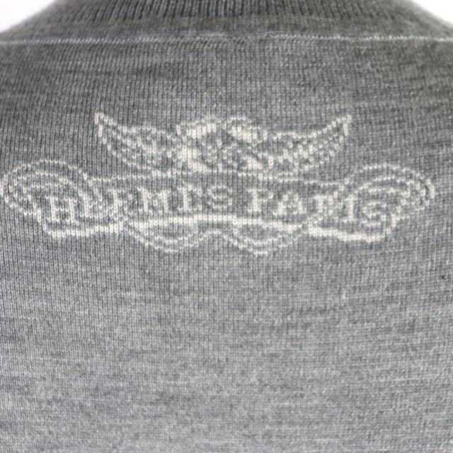 極美品▽HERMES エルメス ジャングルラブ カシミヤ シルク モック