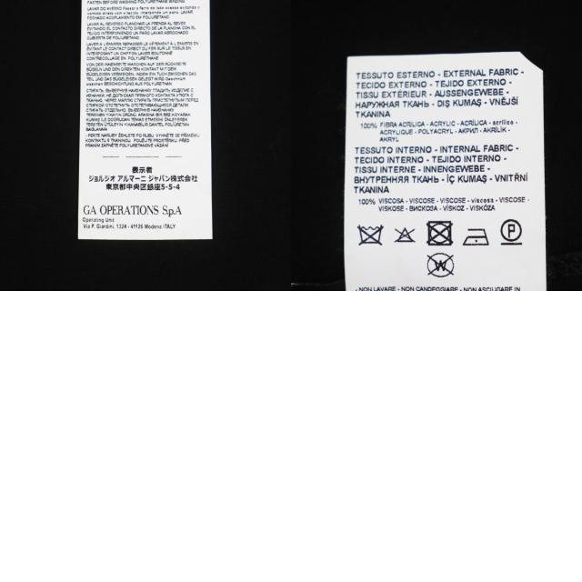 極美品○EMPORIO ARMANI エンポリオ アルマーニ 2019年製 黒タグ ロゴ