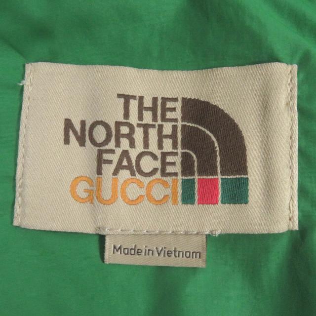 未使用□GUCCI グッチ THE NORTH FACE 671467 ロゴ総柄 アノラックジャケット マウンテンパーカー アイボリー M 正規品　メンズオススメの通販は