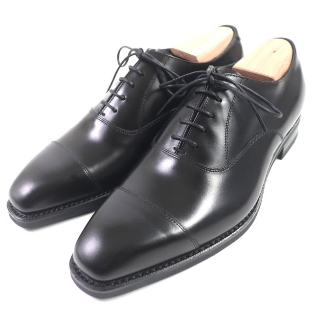 未使用品▼三陽山長 サンヨウヤマチョウ Q7442 友之介 R309ラスト ストレートチップ ラバーソール レザーシューズ 6.5 (24.5cm) 日本製の通販は
