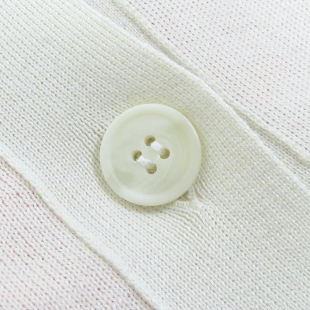 極美品△エムエムシックス メゾンマルジェラ MM6 S52HA0077 コットン 配色デザイン 長袖 ロングカーディガン オレンジ 白 青 M 正規品の通販は