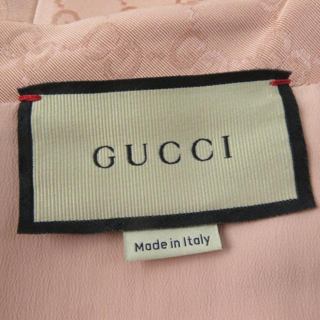 美品 GUCCI シルク100% オールインワン 40 L パンツワンピース 美品 GUCCI シルク100% オールインワン 40 L パンツワンピース