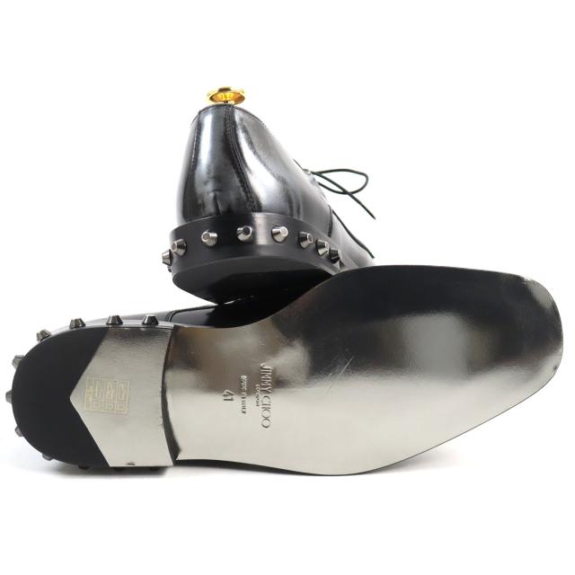 未使用品○ジミーチュウ 定価125400円 192STEFAN.WBM STEFAN レザー