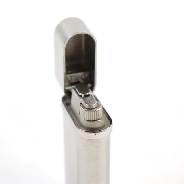 良品○カルティエ ゴドロン ヘアライン ロゴ刻印入り オーバルフォルム  