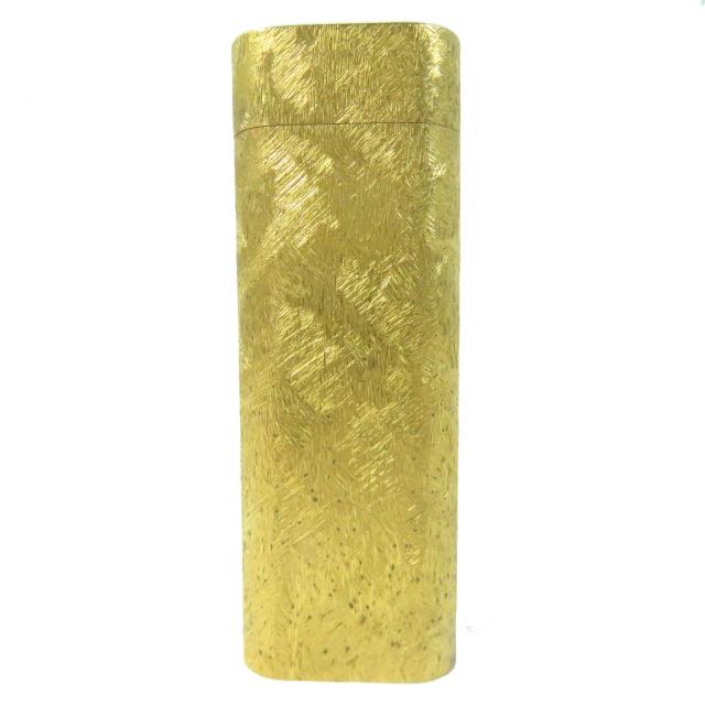 美品△Cartier カルティエ 総柄 オーバル ガスライター 喫煙グッズ ゴールド メンズ 着火確認済み オススメ◎の通販は