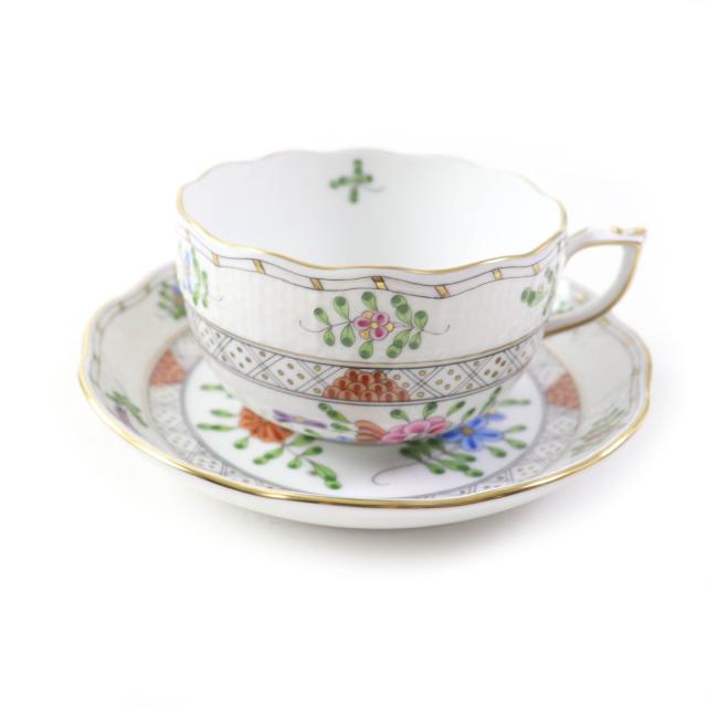 極美品★HEREND ヘレンド WMC 00724-0-00 森の宝物 陶器 一客 多彩 カップ＆ソーサー/食器 マルチカラー レディースの通販は