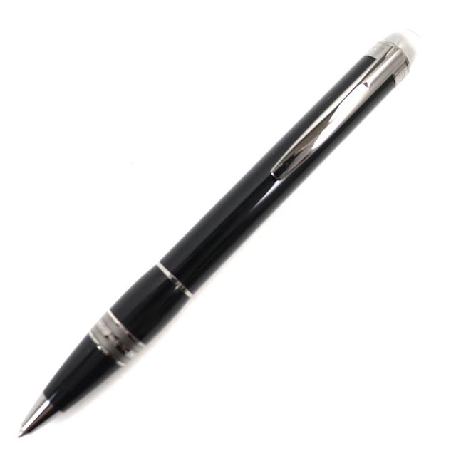 良品△MONTBLANC モンブラン スターウォーカー ホワイトスター ツイスト式 ボールペン ブラック ガンメタリック ドイツ製 筆記確認済み