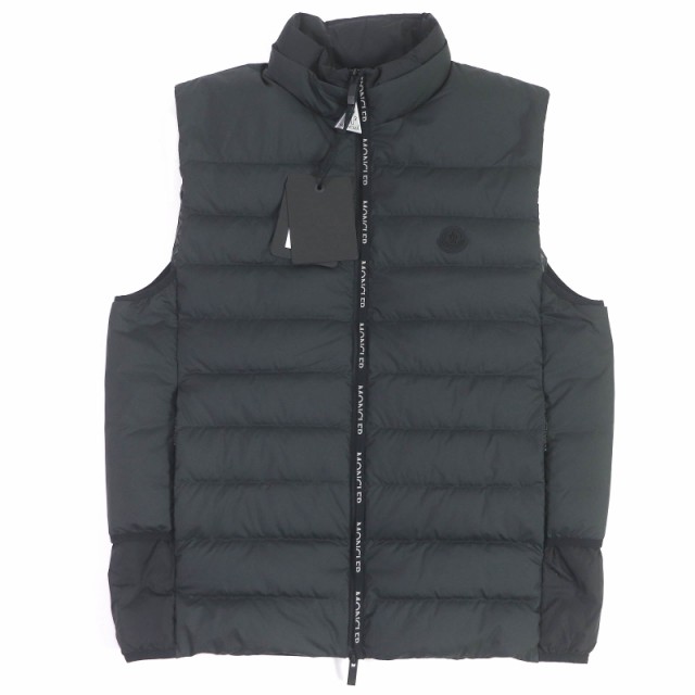 未使用品□MONCLER モンクレール 23-24AW TARN GIUBBOTTO ロゴワッペン ジレ ダウンベスト ブラック 4 正規品 メンズ