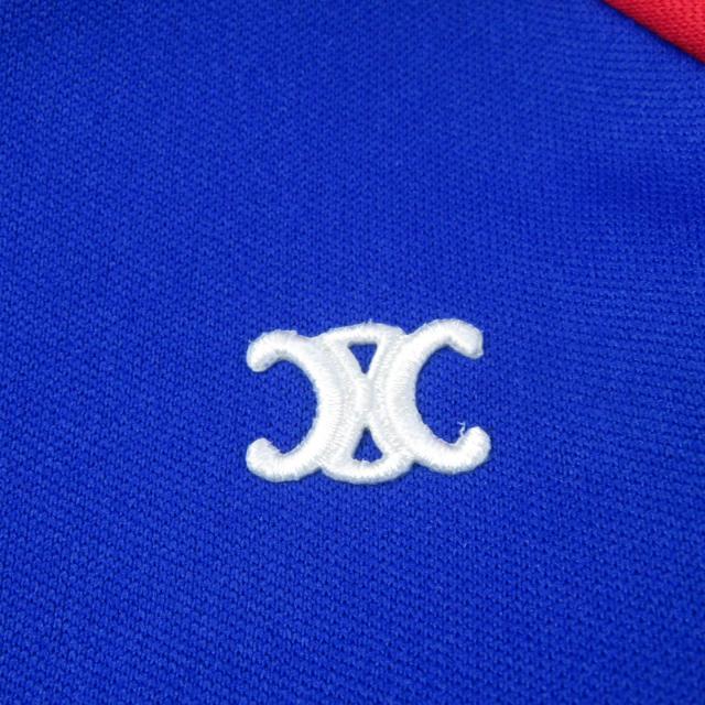 極美品★CELINE セリーヌ 2Y45A121O トリオンフ ダブルフェイス ジャージートラックスーツ マルチカラー XS イタリア製 正規品 レディース_6