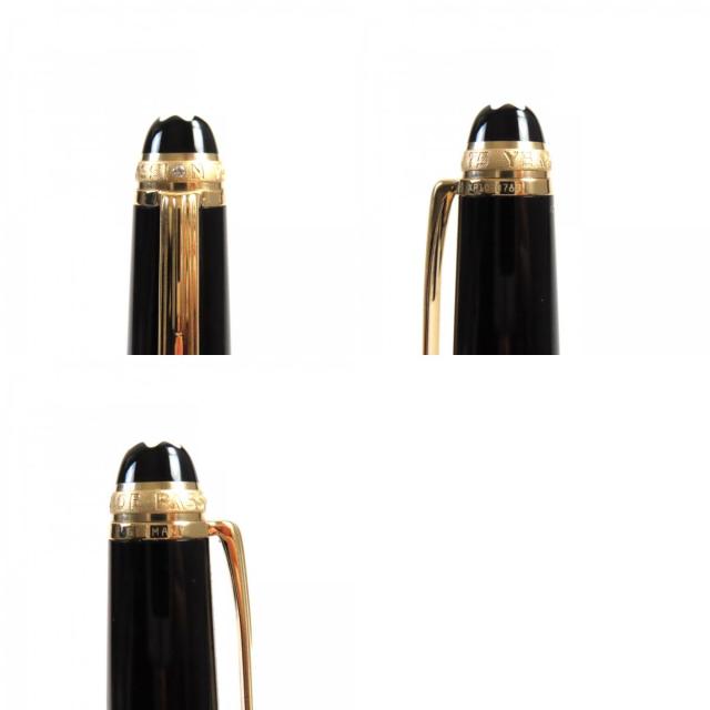 極美品▼モンブラン パッション&ソウル #145 ペン先14K Fニブ 75周年 1Pダイヤモンド ホワイトスター 万年筆 ブラック ゴールド ドイツ製