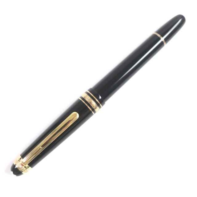 極美品▼モンブラン パッション&ソウル #145 ペン先14K Fニブ 75周年 1Pダイヤモンド ホワイトスター 万年筆 ブラック ゴールド ドイツ製